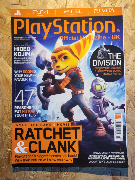 Playstation Magazine March 2016 #120 (1011) Ratchet & Clank The Division