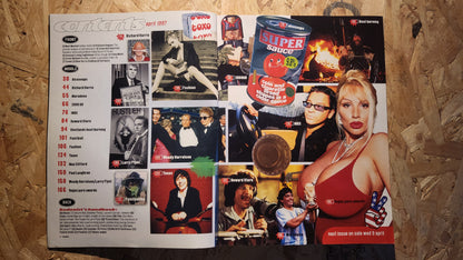 Loaded Magazine April 1997 (RARE)(1012) Amber Smith POSTER Judge Dredd
