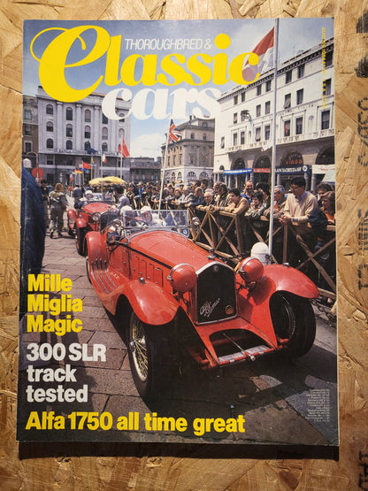 Classic Cars Magazine August 1984 (1013) Alfa 1750 Mercedes 300 SLR