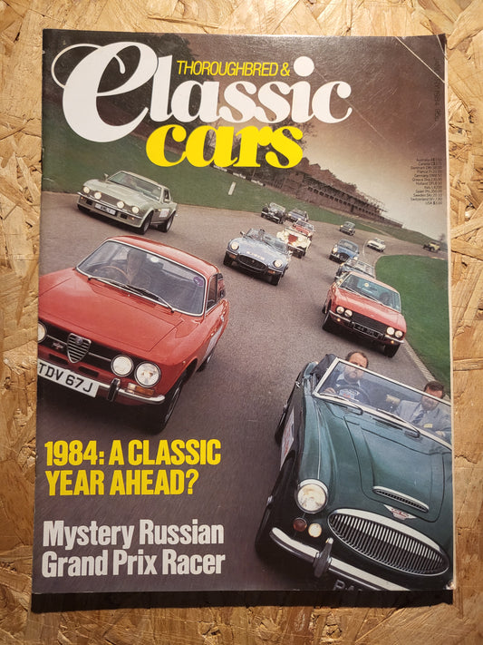 Classic Cars Magazine January 1984 (1015) Lotus MkIX Rene Dreyfus BMW 328
