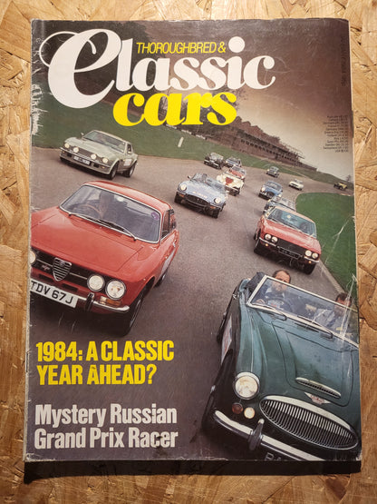 Classic Cars Magazine January 1984 (1015) Lotus MkIX Rene Dreyfus BMW 328