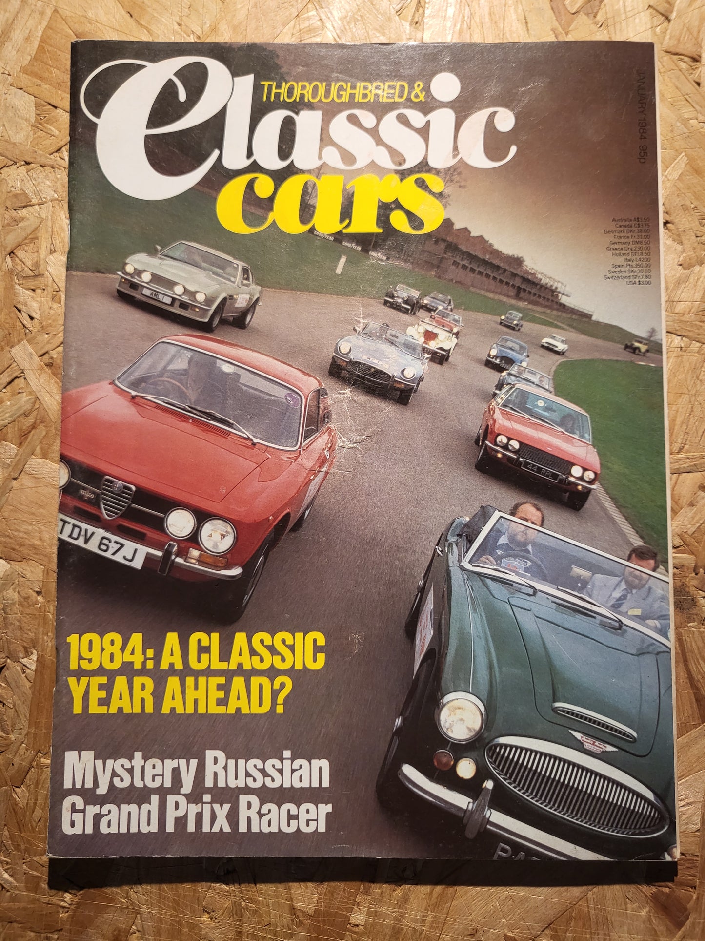 Classic Cars Magazine January 1984 (1015) Lotus MkIX Rene Dreyfus BMW 328