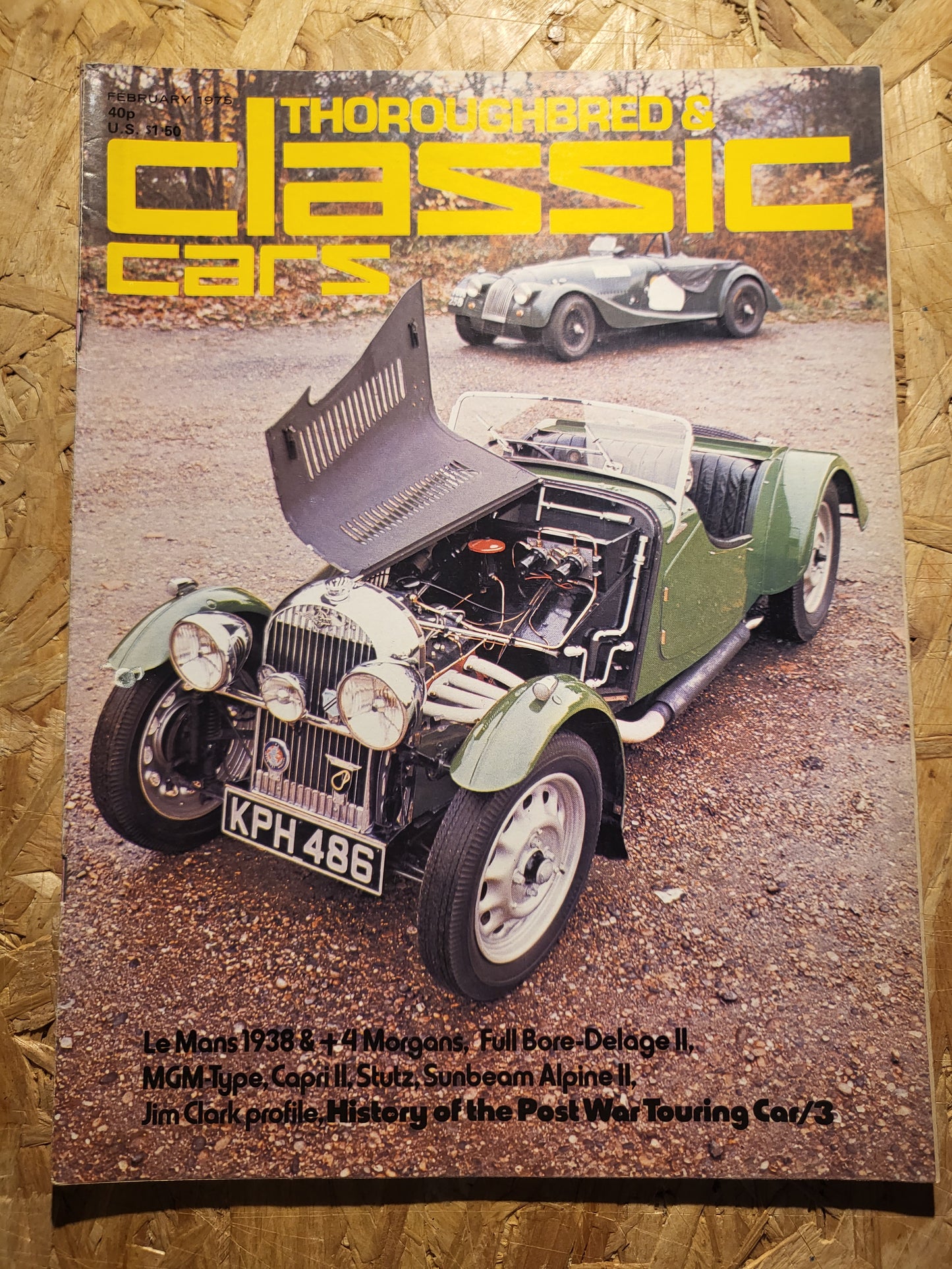 Classic Cars Magazine February 1975 (1015) MGM-Type Capri 2 Stutz, Sunbeam Alpine 2