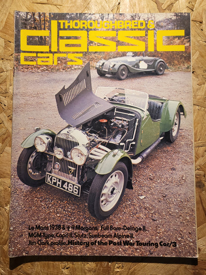 Classic Cars Magazine February 1975 (1015) MGM-Type Capri 2 Stutz, Sunbeam Alpine 2
