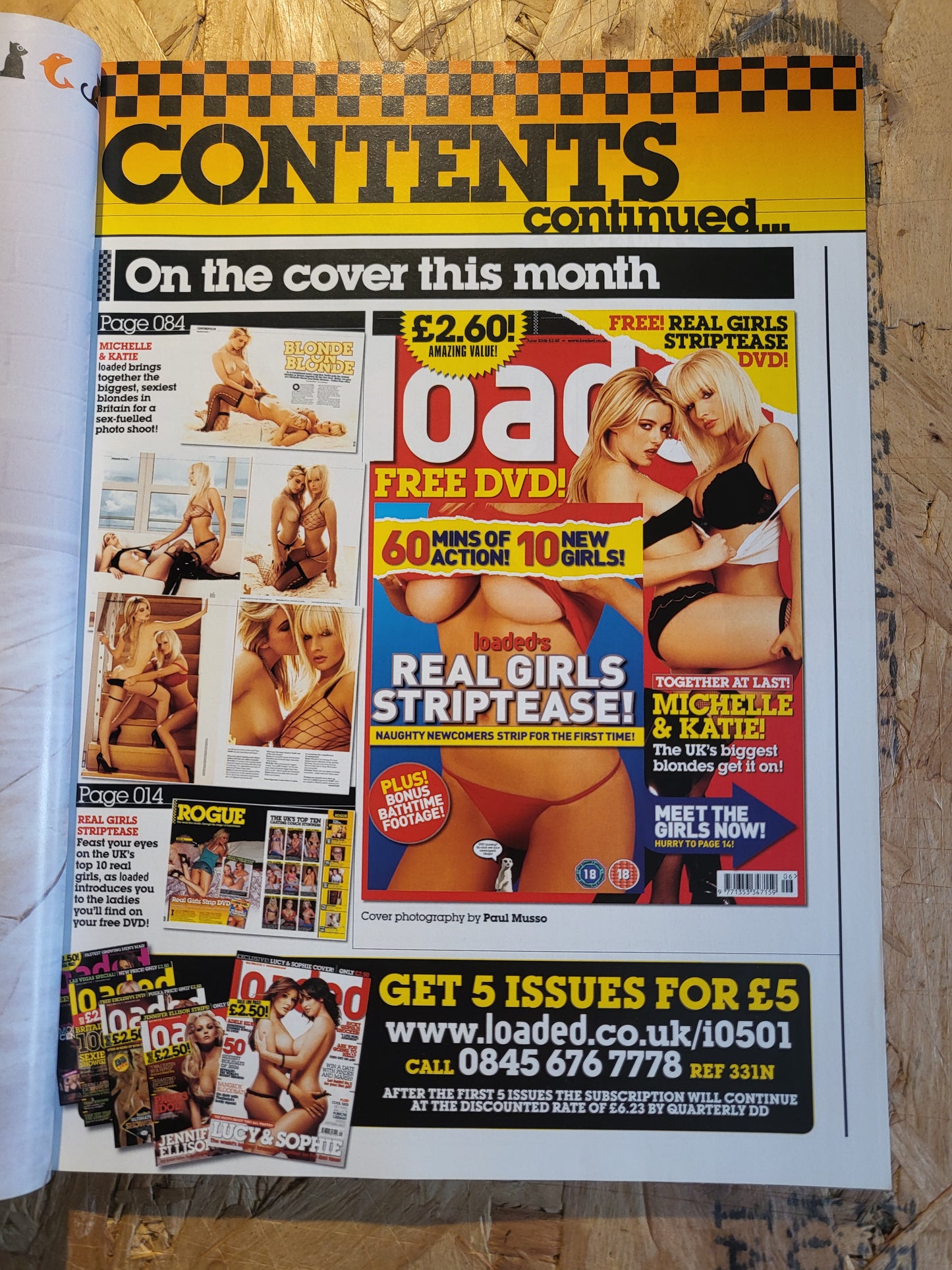 Loaded Magazine June 2006 (1017) Michelle Marsh Katie Downes