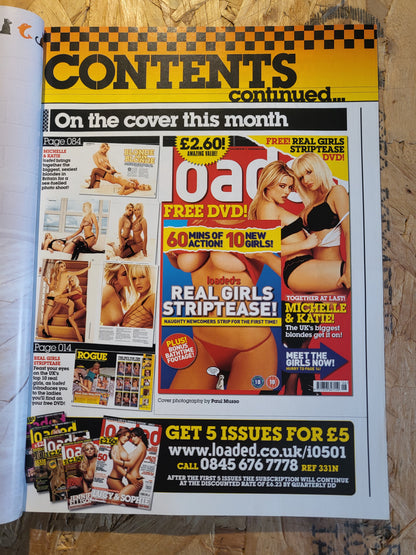 Loaded Magazine June 2006 (1017) Michelle Marsh Katie Downes