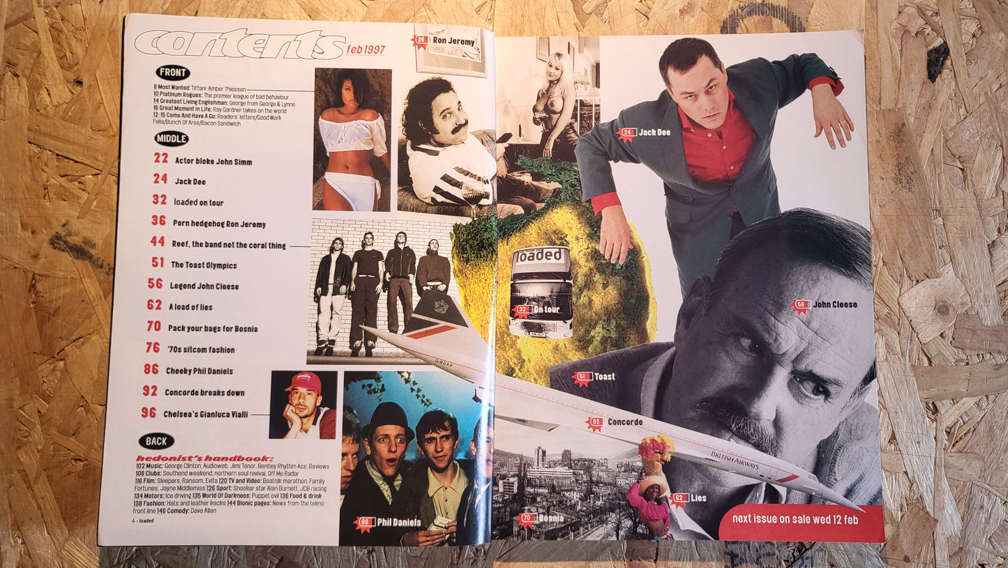 Loaded Magazine February 1997 (1017) Courtney Cox Tiffani Amber Thiessen POSTERS