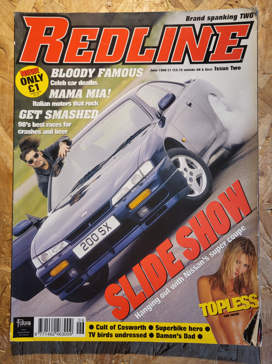 Redline Magazine June 1998 (1018) Nissan 200SX Volvo C70 Convertible E Cosworth