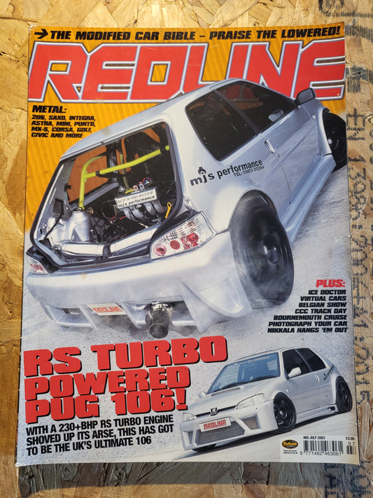 Redline Magazine July 2003 (1018) RS Turbo Powered Pug 106