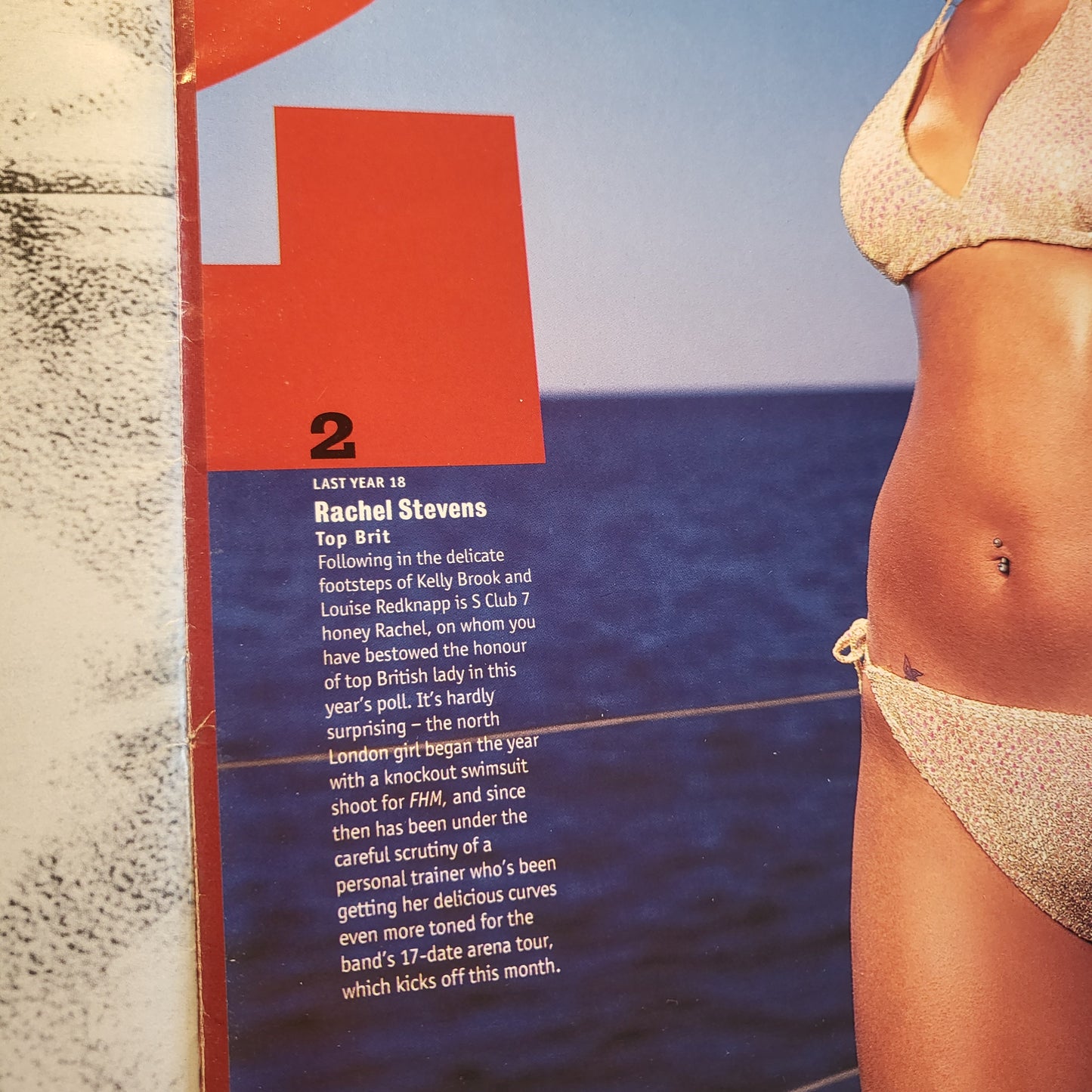 FHM Magazine 100 Sexiest Women in the world 2001 (BB005) Jennifer Lopez Britney Spears  Rachel Stevens
