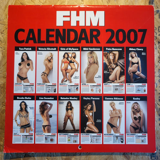 FHM Magazine Calendar 2007 (BB005) Keeley Hazell Abbey Clancy Victoria Silvstedt
