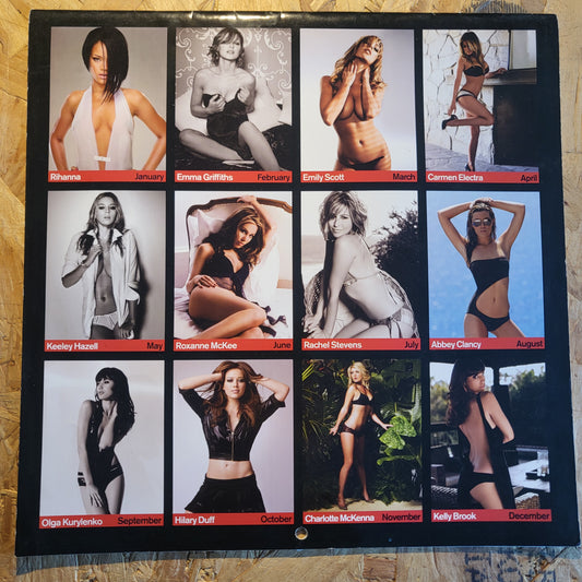 FHM Magazine Calendar 2008 (BB005) Keeley Hazell Kelly Brook Rihanna