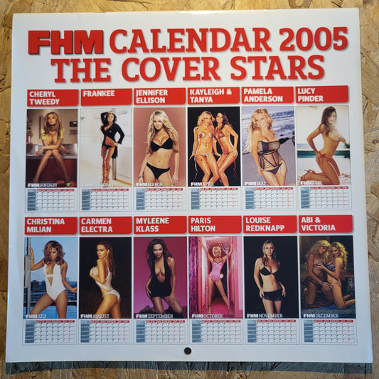 FHM Magazine Calendar 2005 (BB005) Lucy Pinder Pamela Anderson Paris Hilton
