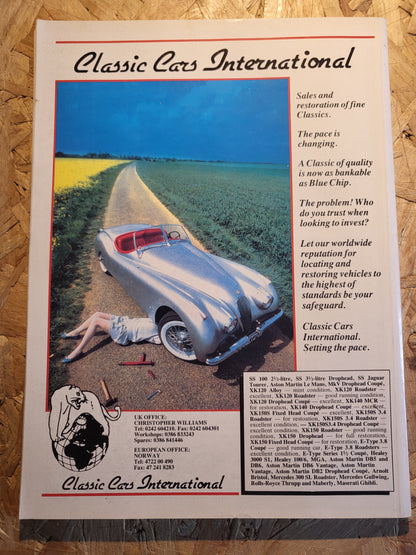 Classic Cars Magazine August 1988 (1019) MGB Porscge Ferrir Aston