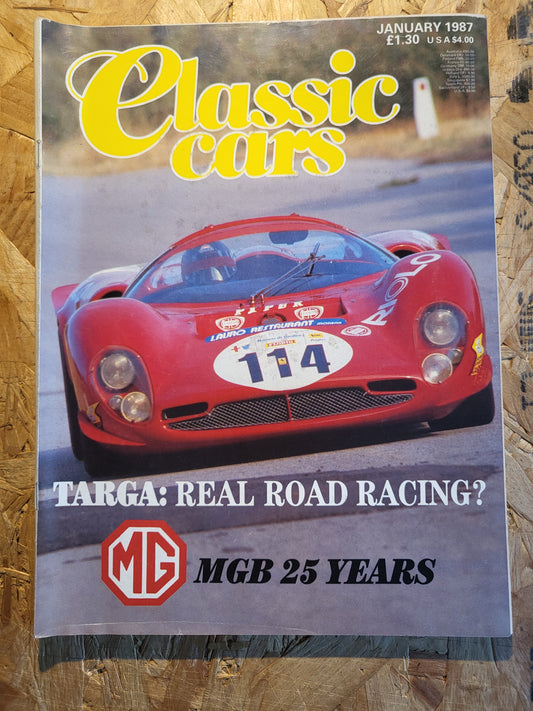 Classic Cars Magazine January 1987 (1021) BMW M5 MGB Targa 86