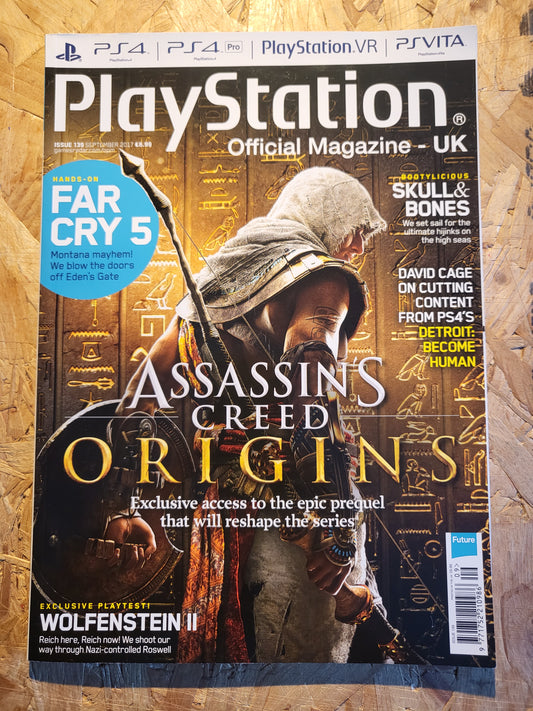 Playstation Magazine September 2017 #139 (1024) Assassin Creed Wolfenstein