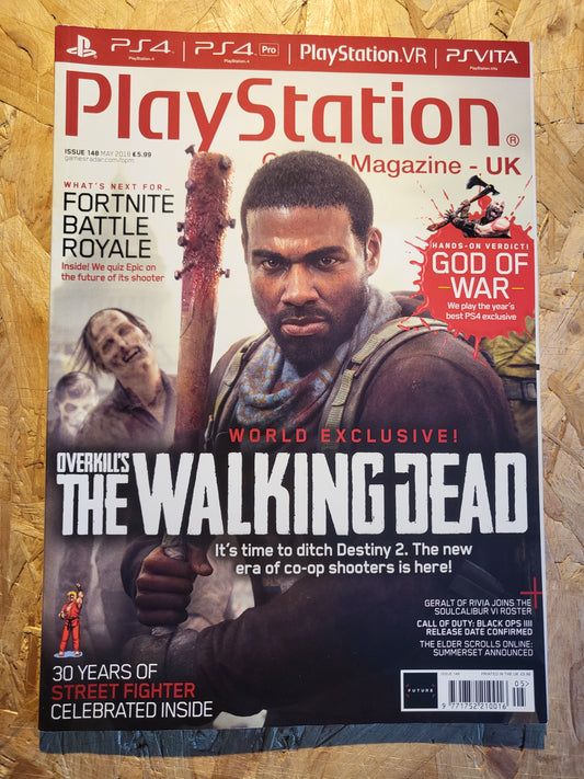 Playstation Magazine May 2018 #148 (1024) The Walking Dead God of War