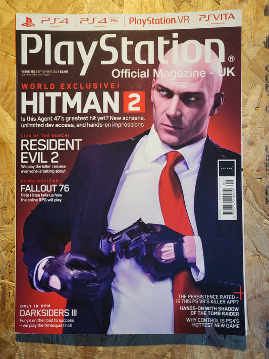 Playstation Magazine September 2018 #152 (1024) Hitman 2 Warfare Fallout 76