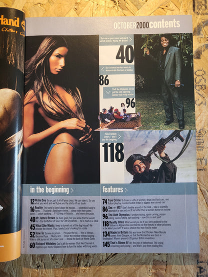 MAXIM Magazine October 2000 (1027) Halle Berry Rebecca Romijn Famke