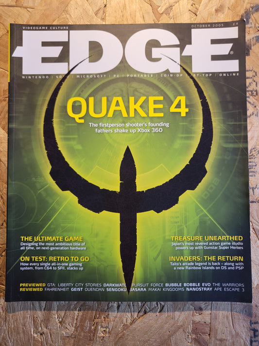 Edge Magazine October 2005 (1028) Quake Ape Escape Geist Ouendan