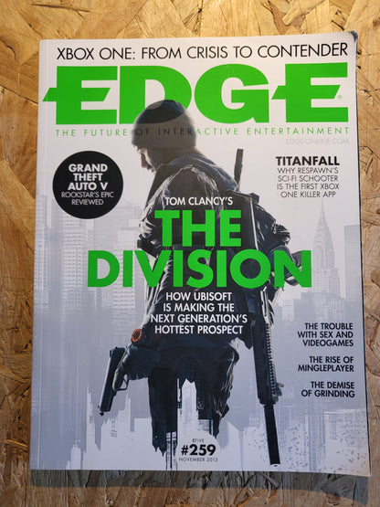 Edge Magazine November 2013 #259(1028) The Division Tom Clancy Titanfall