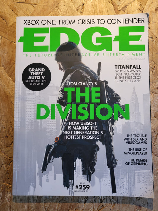 Edge Magazine November 2013 #259(1028) The Division Tom Clancy Titanfall