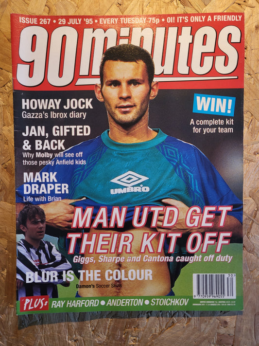 90 Minute Magazine 29 July 1995 #267 (1030)(RARE) Ray Harford Mark Draper Ray Harford