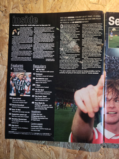 90 Minute Magazine 29 April 1995 #254 (1030)(RARE) Barry Venison Marlon Beresford Colin Todd