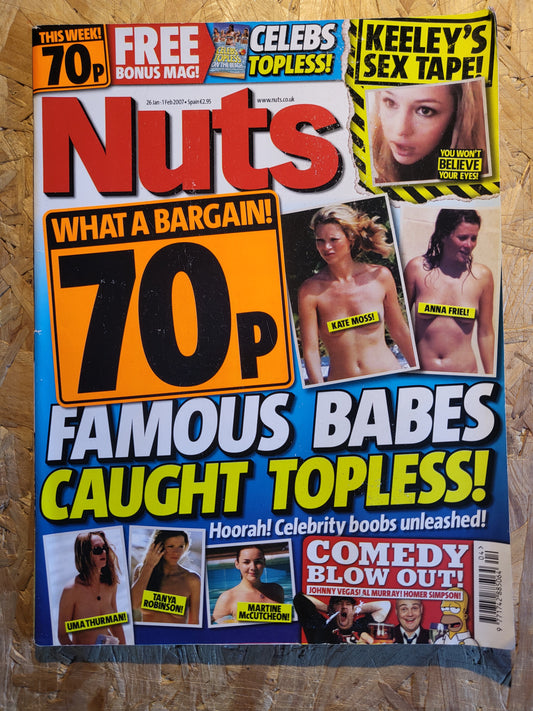 NUTS 26 January 1 February 2007 (1030) Kelly Brook Kate Moss Kate Lawler