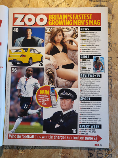 ZOO Magazine 25-31 March 2005 (1031) Nikki Sanderson Sienna Miller Hollyoaks