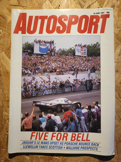 Autosport Magazine 18 June 1987 (1035) Vauxhall Carlton 3000GSi Mondiale