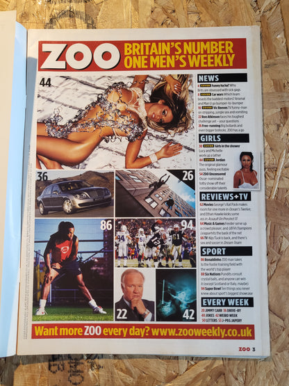 Zoo Magazine 4-10 February 2005 (1038) Jordan Lucy Pinder Michelle Marsh