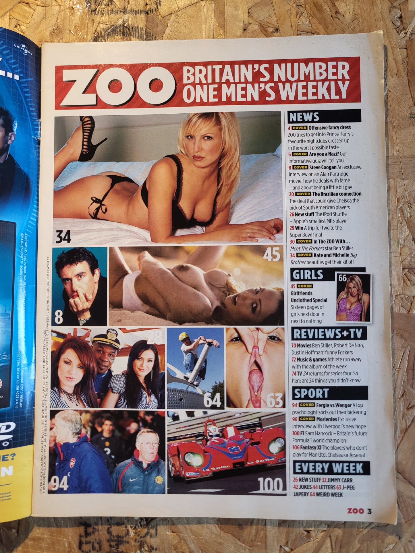 Zoo Magazine 28 January 3 February 2005 (1038) Kate Lawler Shell Jubin