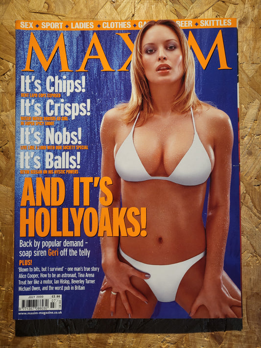 Maxim Magazine July 2000 (1040) Hollyoaks Geri Beverley Turner Joanne Taylor