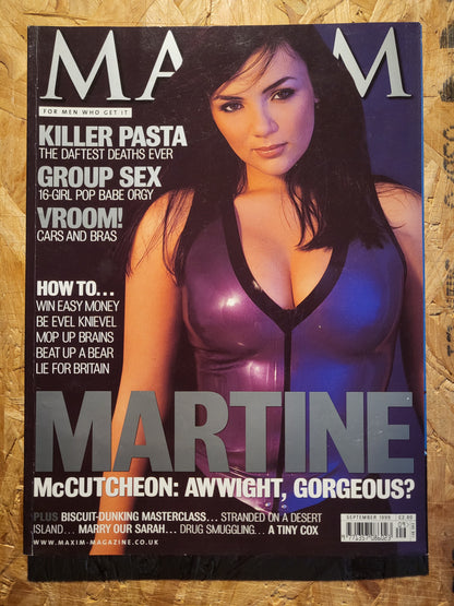Maxim Magazine September 1999 (1040) Martine McMutcheon Desinys Child