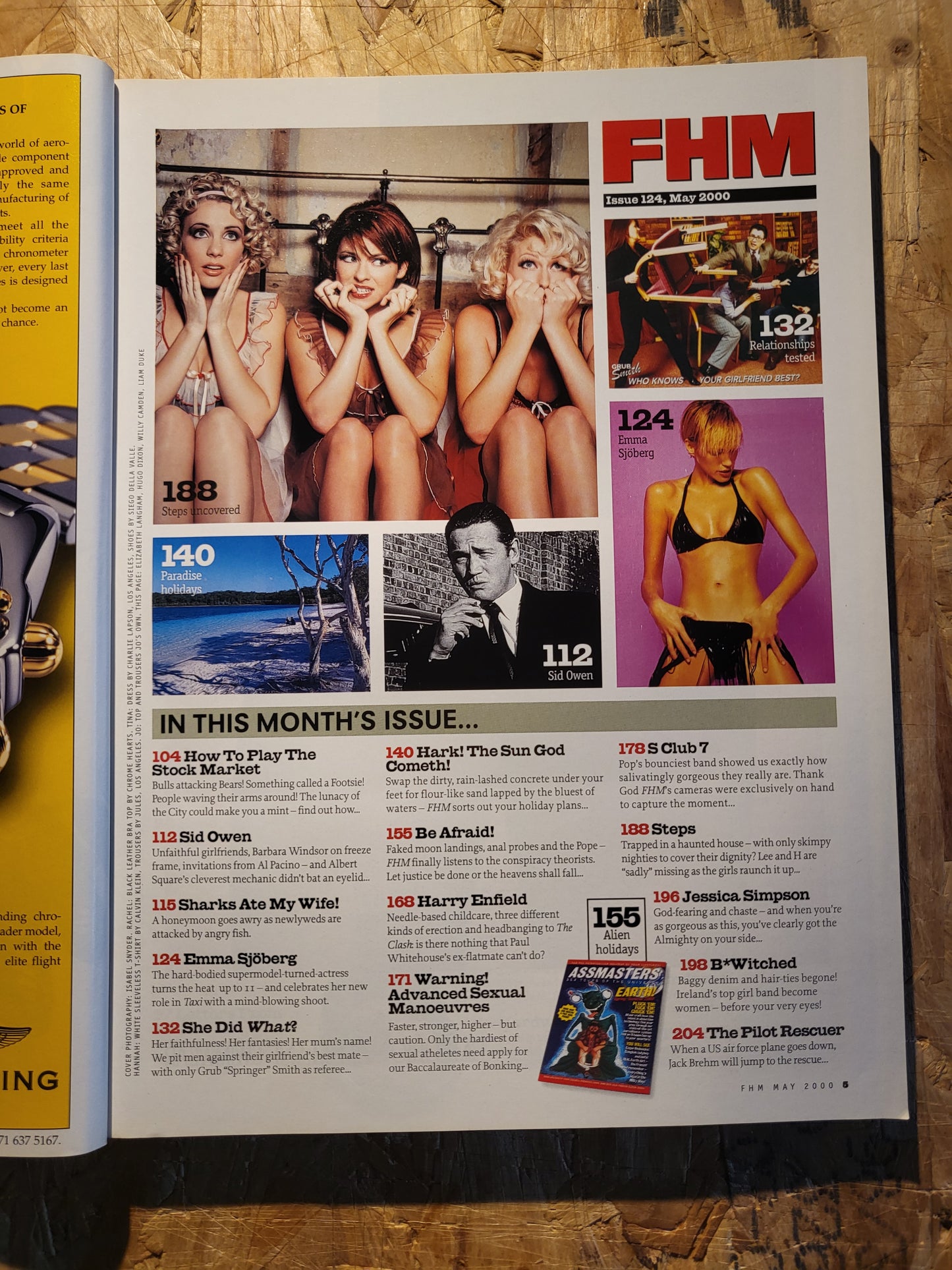FHM Magazine May 2000 (1041) S Club Steps B*witched Rachel Stevens