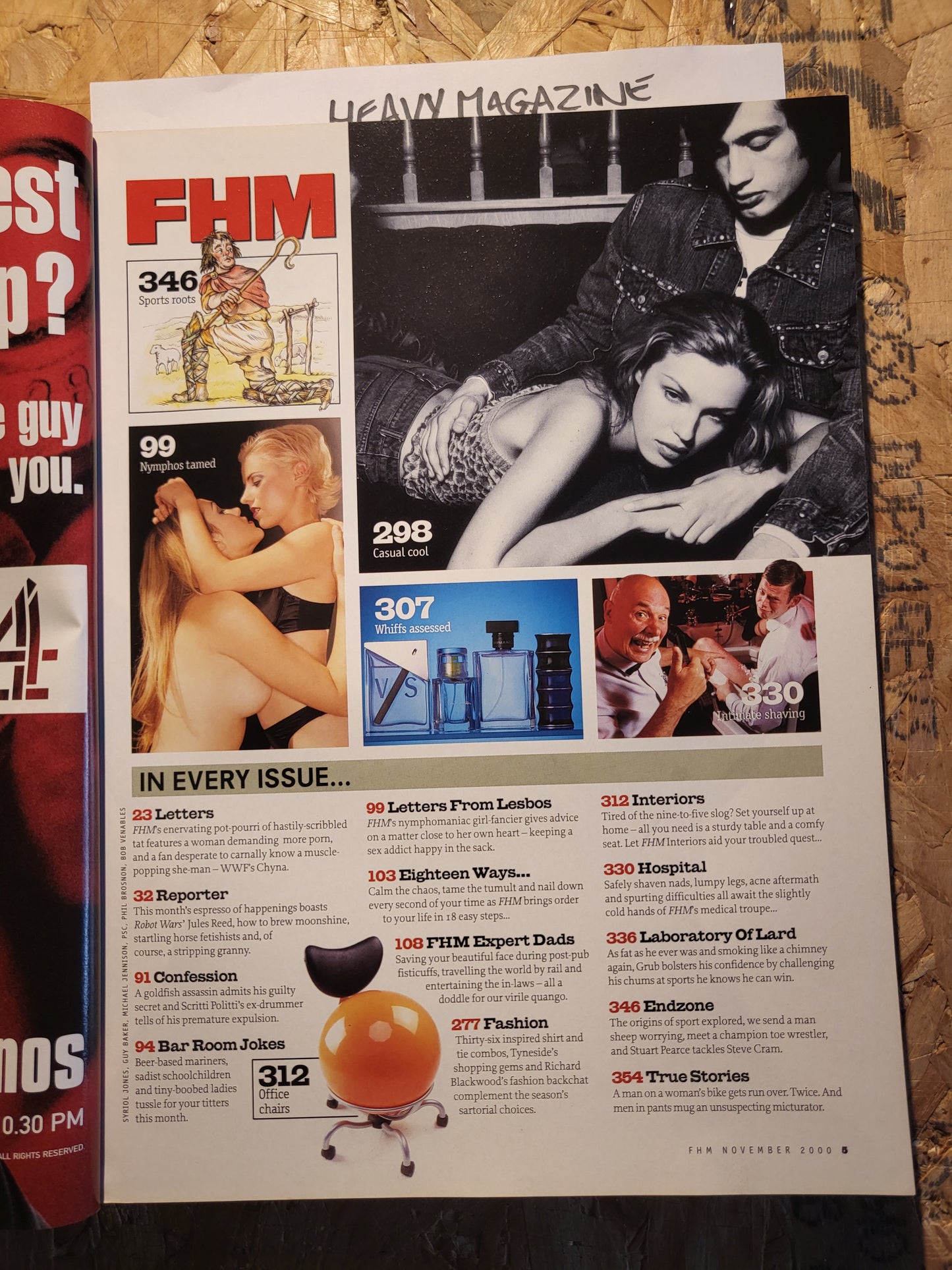 FHM Magazine November 2000 (1041) Christina Aguilera Jessica Simpson Sophie Ellis