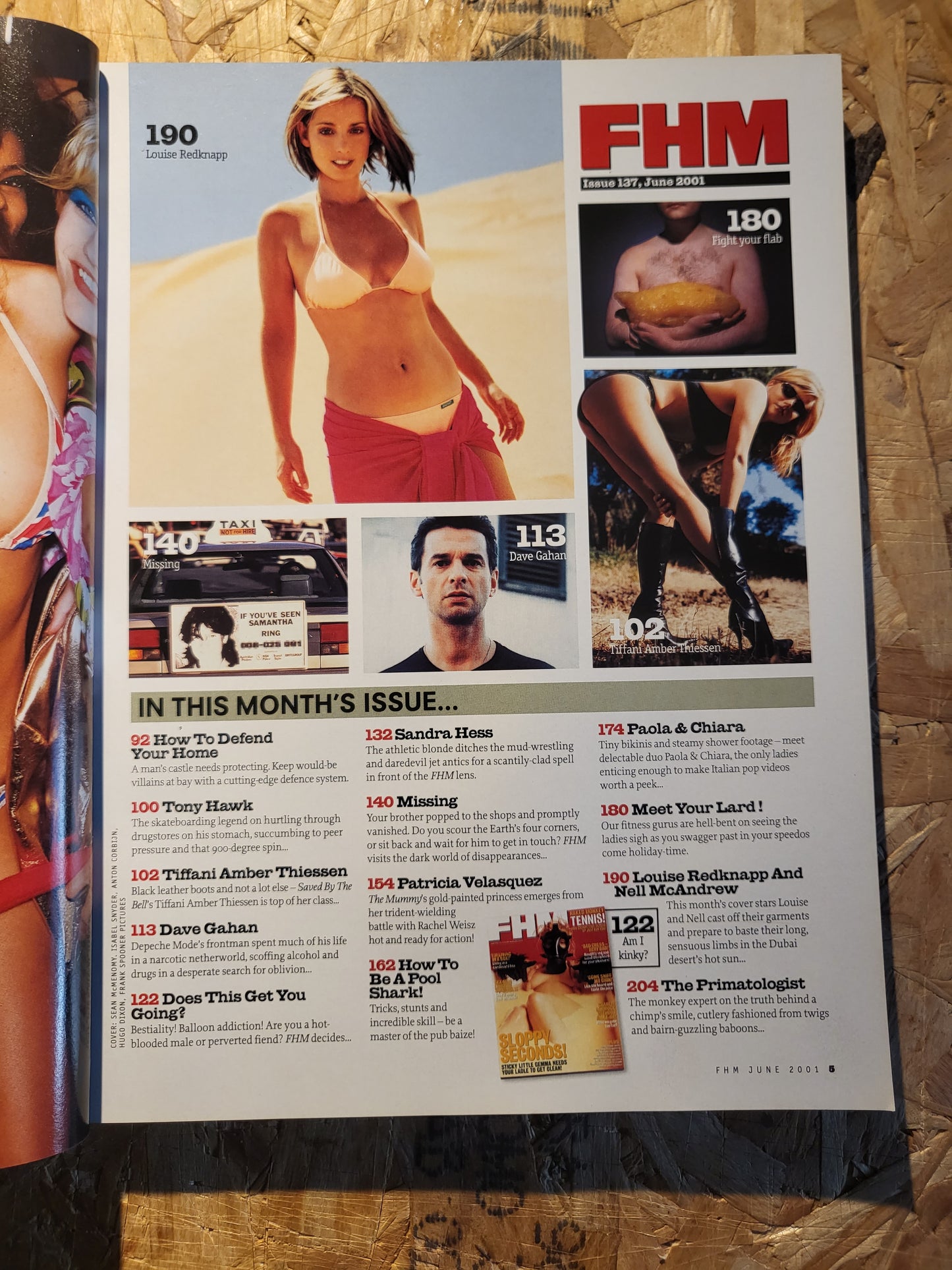 FHM Magazine June 2001 (1041) Louise Redknapp, Nell McAndrews