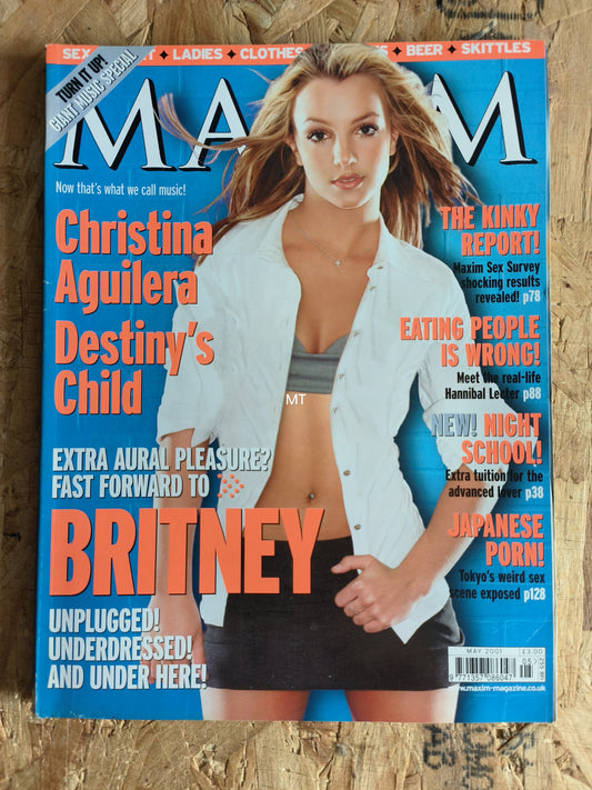 Maxim Magazine May 2001 (1045) Britney Spears Christina Aguilera