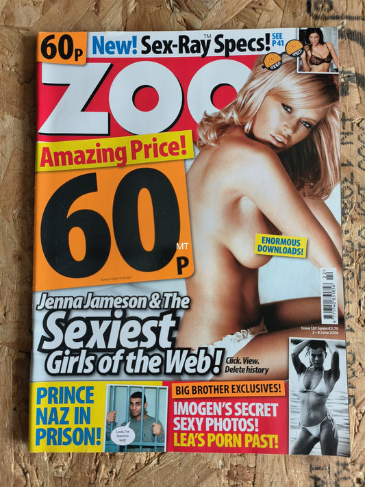 ZOO Magazine 2-8 June 2006 (1047) Jenna Jameson POSTER Keeley Imogen Lea