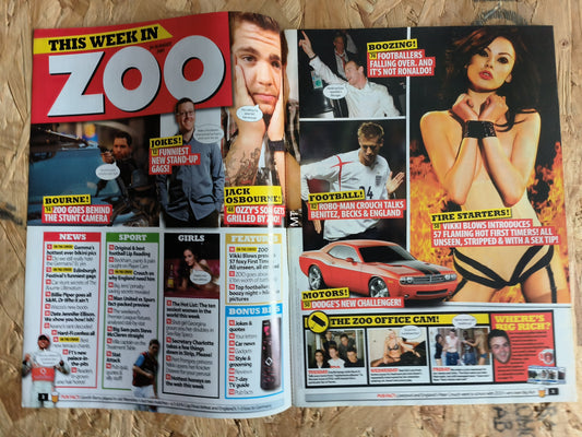 ZOO Magazine 24-30 August 2007 (1047) Vikki Blows POSTER Gemma Atkinson