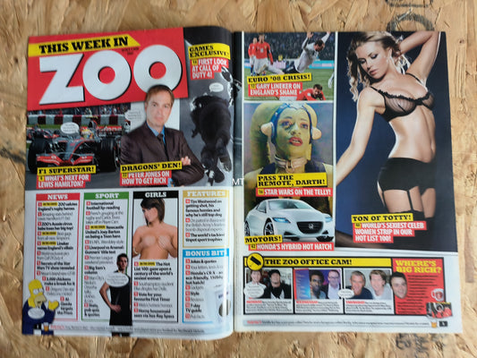 ZOO Magazine 26 October 1 November 2007 (1047) Keeley Harding Alba Emily Scott POSTER