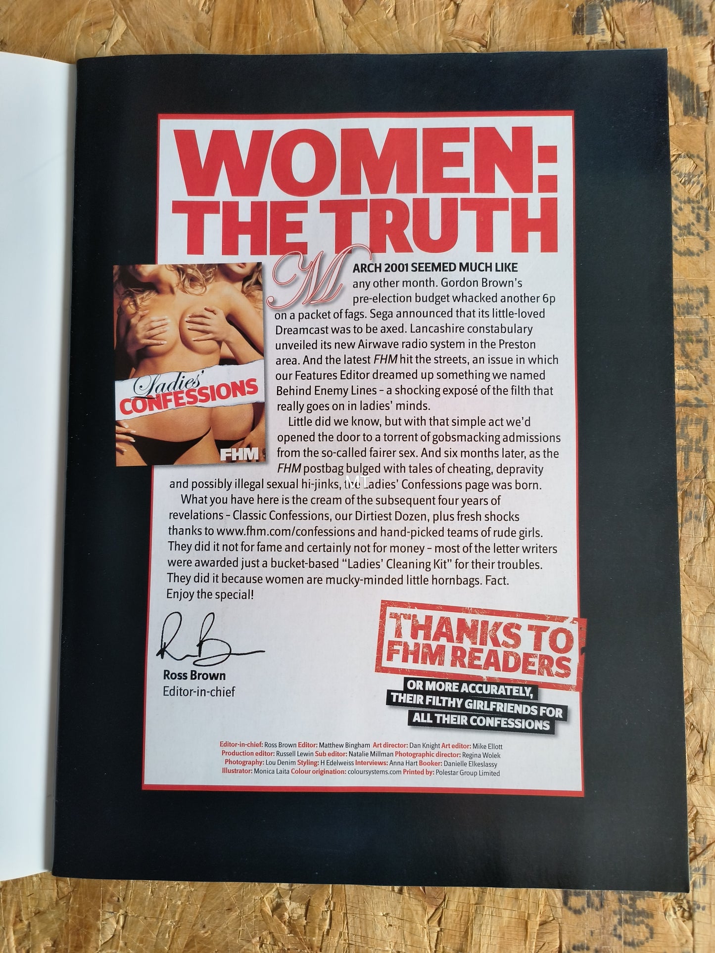 FHM Magazine Ladies Confessions (1048) Alicia Rhodes Mckenzie Lee