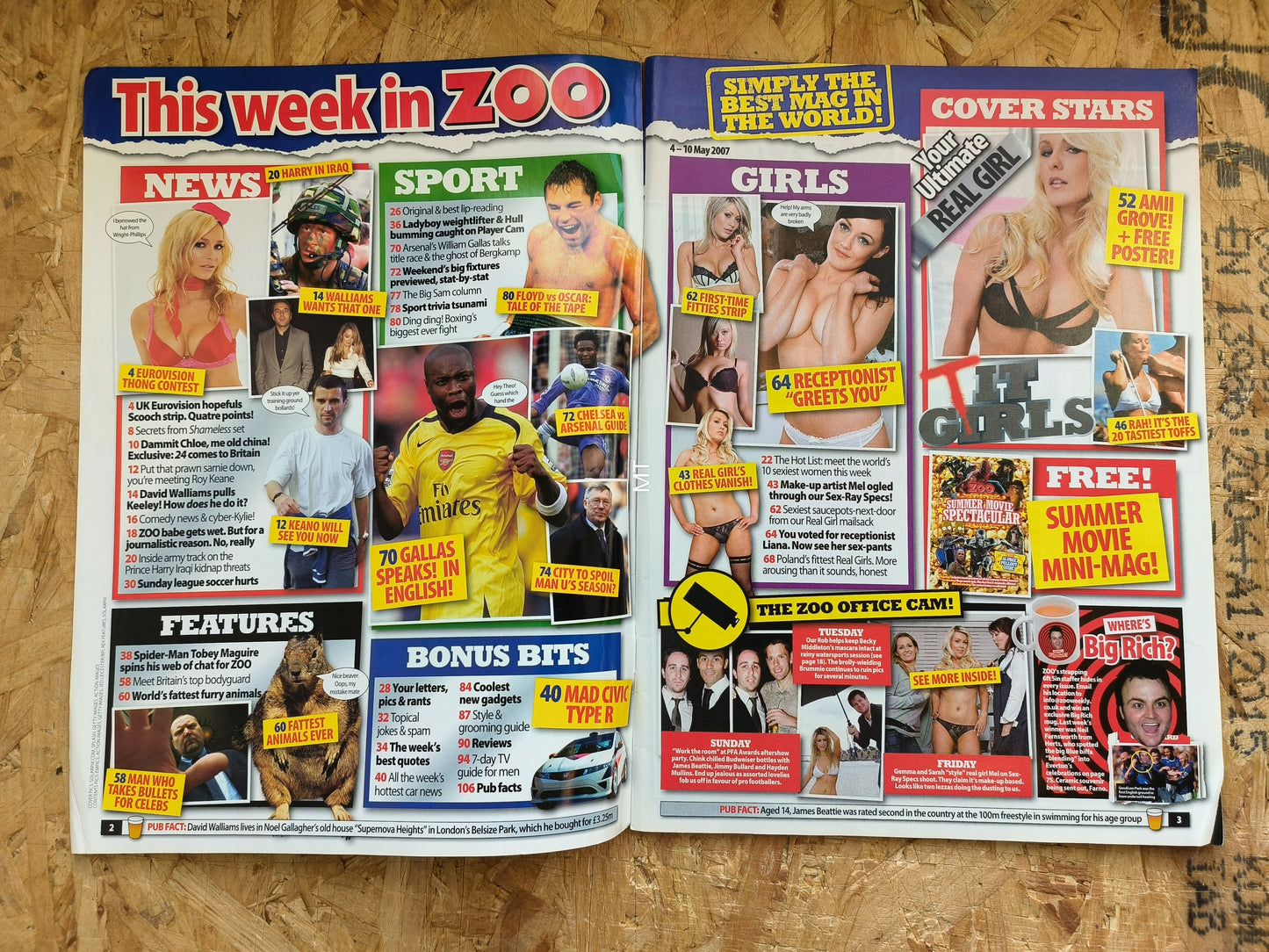 ZOO Magazine 4-10 May 2007 (1049) Amii Grove POSTER