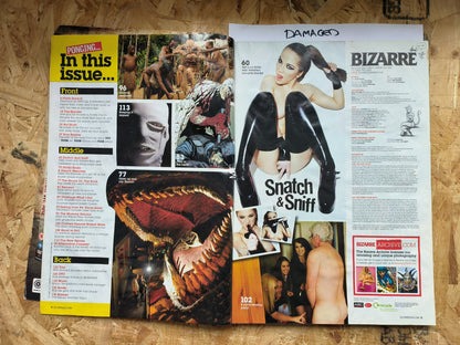 BIZARRE Magazine April 2011 DAMAGED (1050) Natalie Blair Sasha Grey