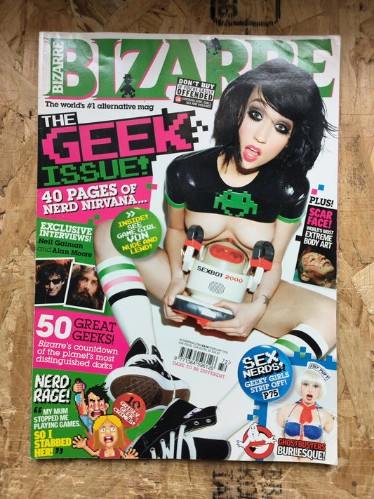 BIZARRE Magazine February 2011 (1050) Neil Gaiman Alan Moore