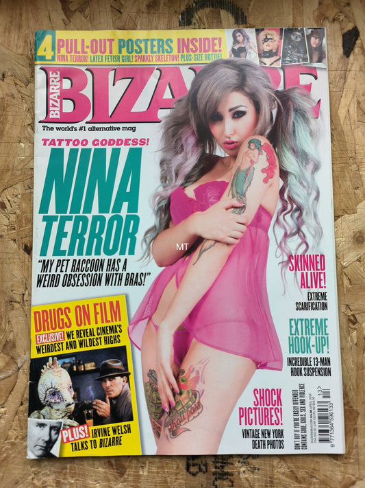 BIZARRE Magazine April 2014 (1050) Nina Terror POSTER