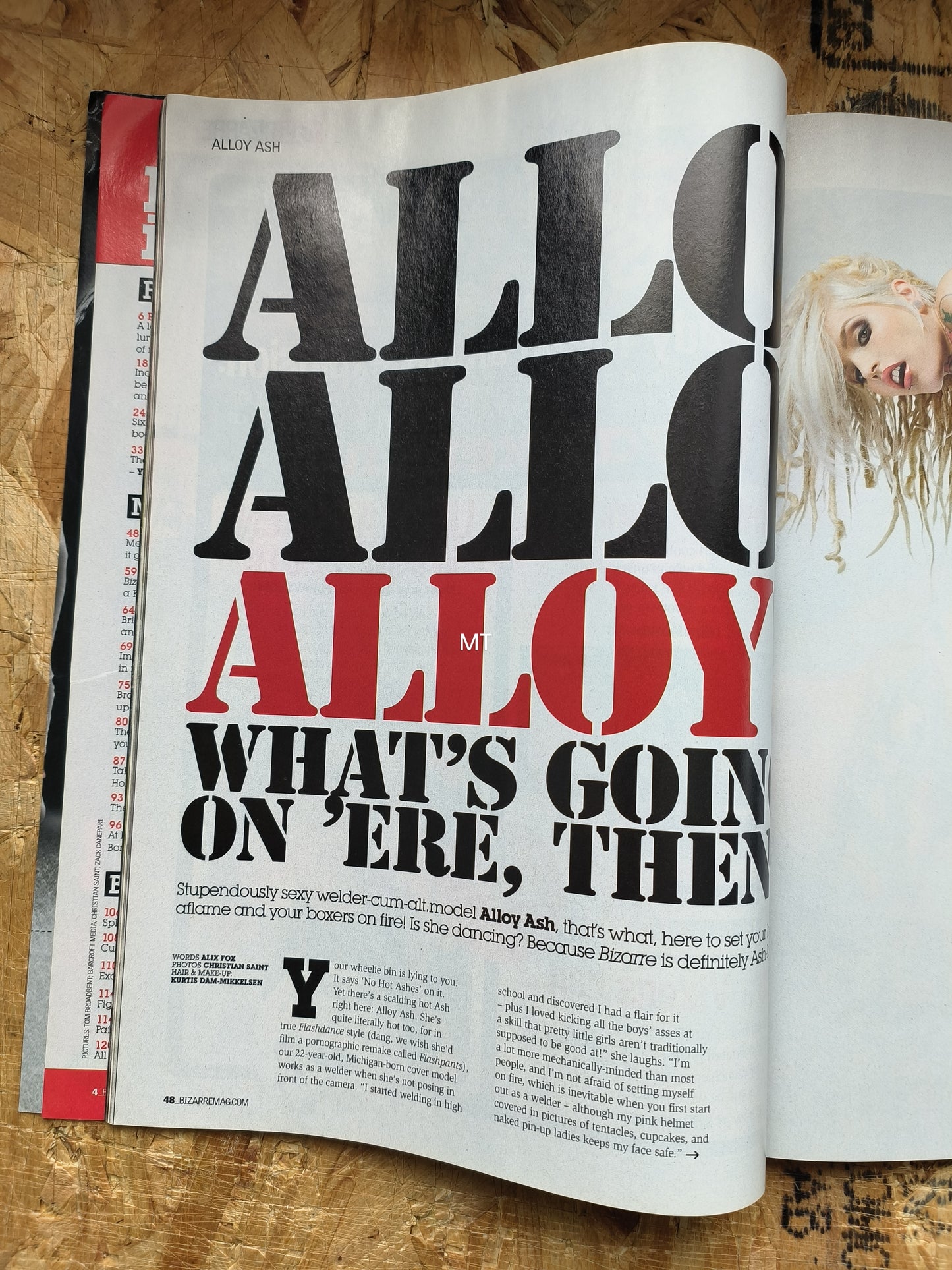 BIZARRE Magazine March 2012 (1050) Alloy Ash Museum Death Terry Pratchett