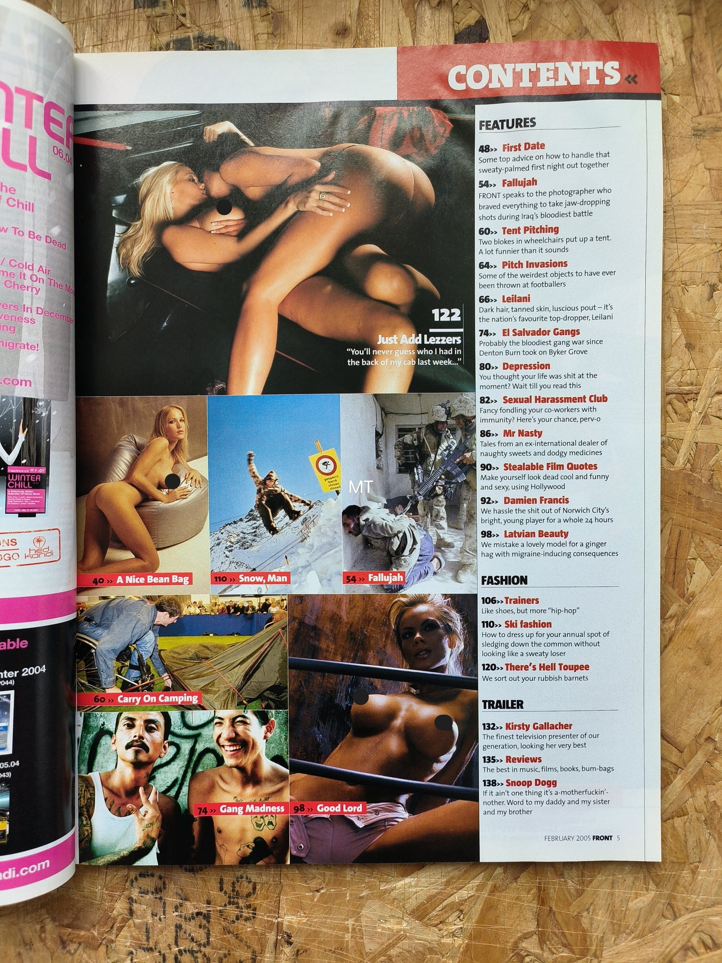 FRONT Magazine February 2005 (1051)RARE Leilani Dowding Michelle Marsh