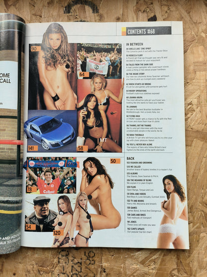 FRONT Magazine April 2004 #68 (1051)RARE Joanna Krupa Rebecca Flory Nikki Theobald